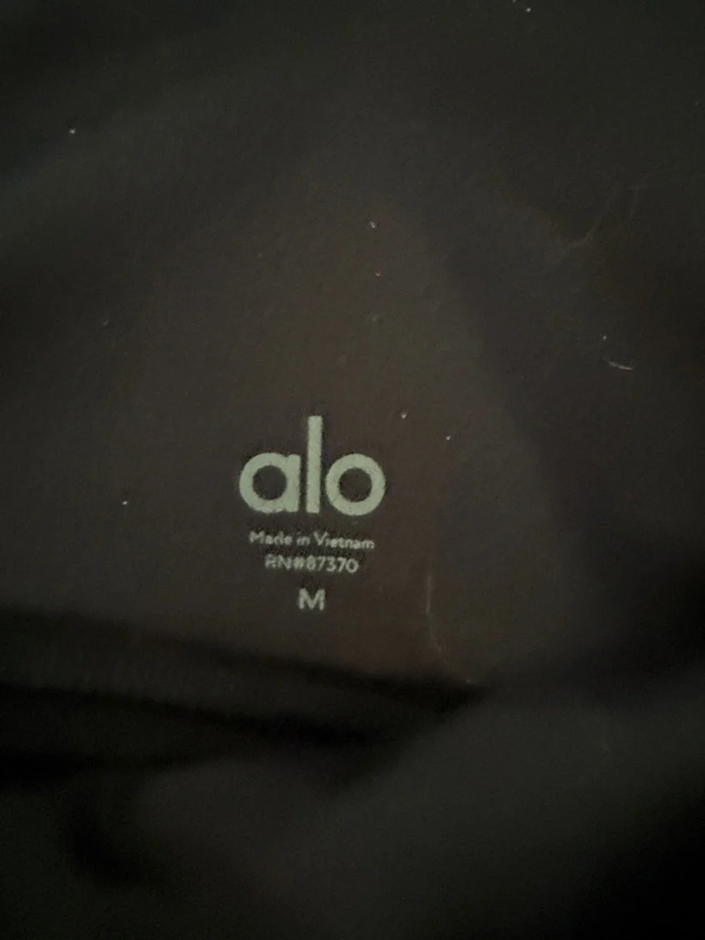 ALO Yoga Navy Blue High-Waist Mesh Panel Leggings - Picture 2 of 3